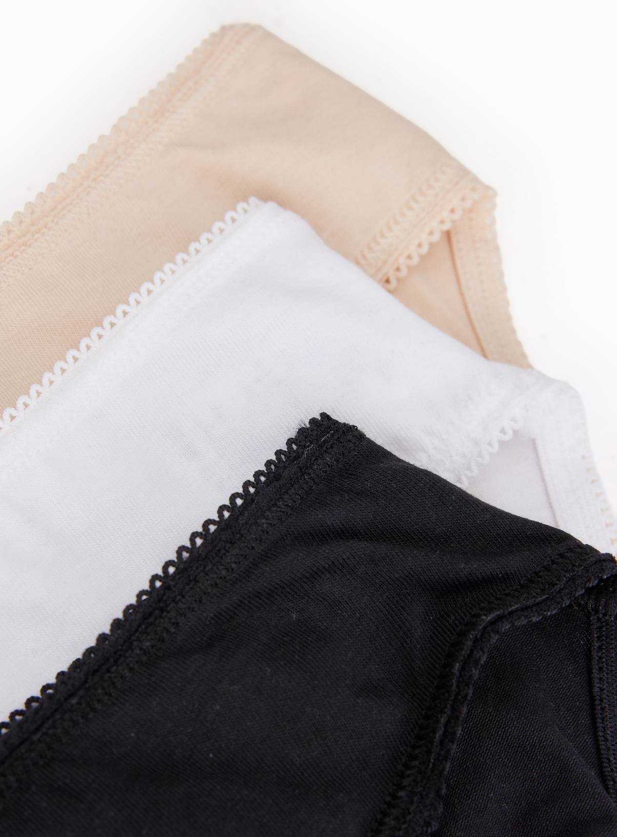 Plain High Leg Knickers 5 Pack 20 - Image 3